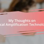 My Thoughts on Optical Amplification Technologies